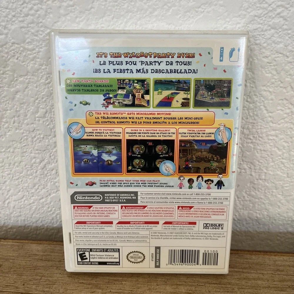Mario Party 8 (Nintendo Wii, 2007) CIB Complete with Manual Tested Working